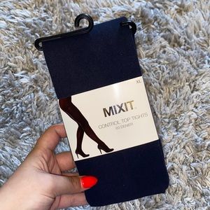 NEW Navy Mixit Control Top Tights XL